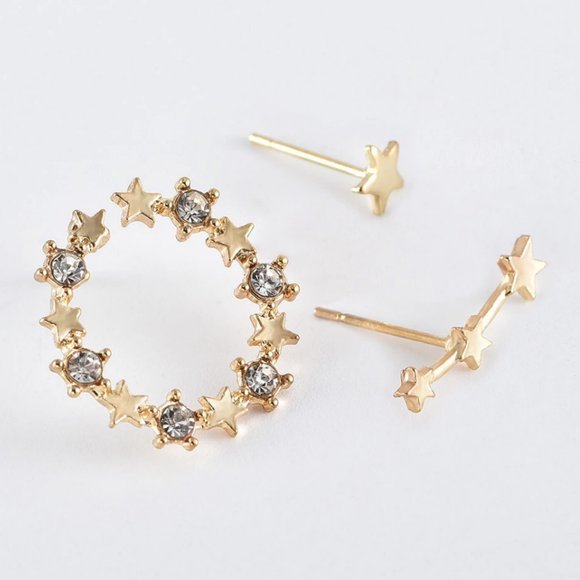 ❤️ 3/$30 Star Stud and Star Hoop Earrings Set - Picture 3 of 5